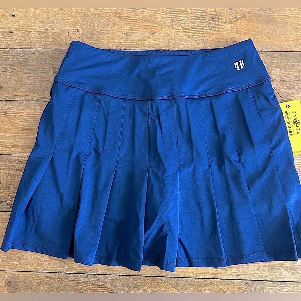 ELEVEN By Venus Williams Blue Tennis Pleated Skort with and side pockets - Picture 3 of 9